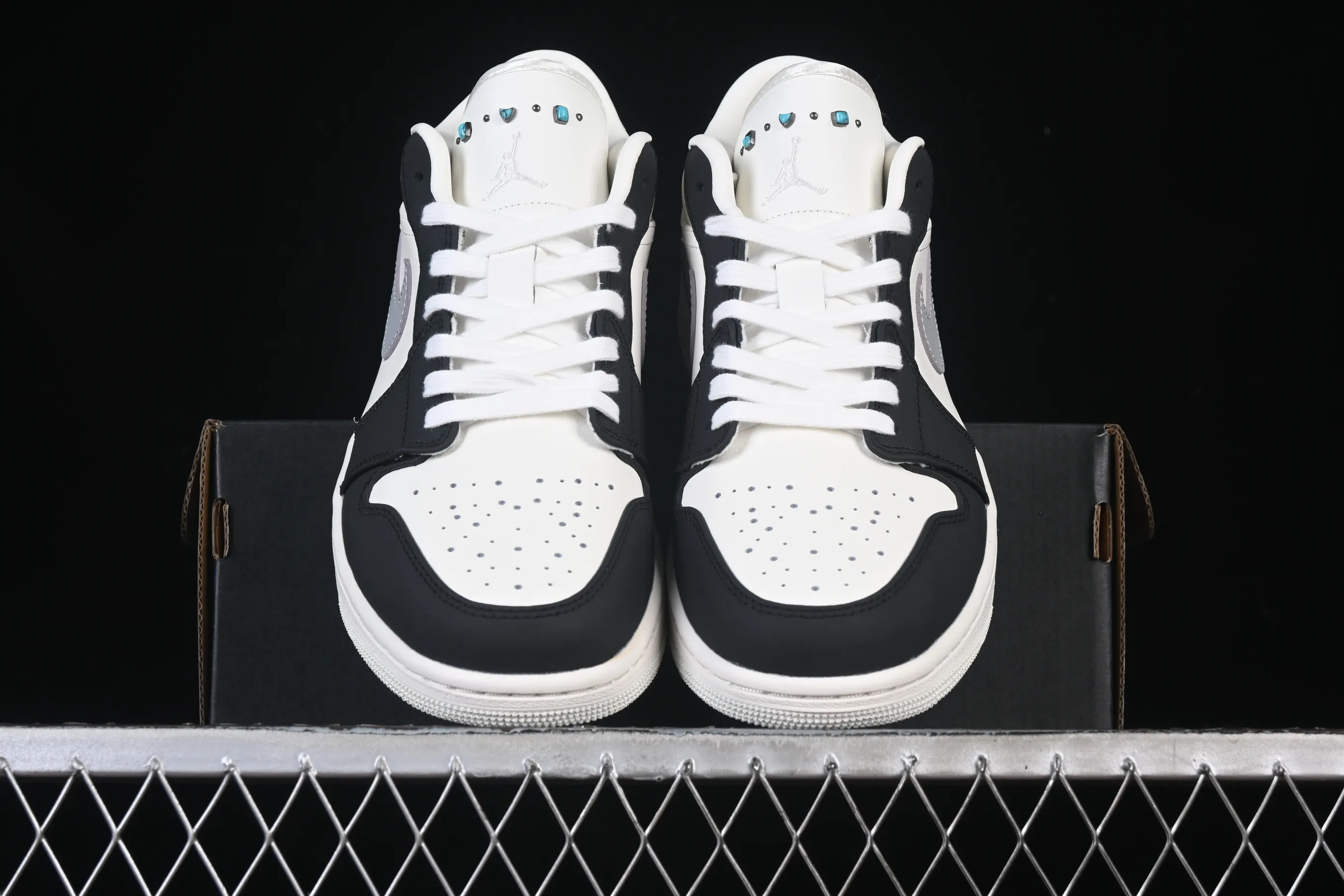 All categories Air Jordan Jordan series basketball shoes Air Jordan 1 Low G version pure original Air Jordan 1 Low AJ1 Joe 1 turquoise low-top retro culture basketball shoes IO2242-101